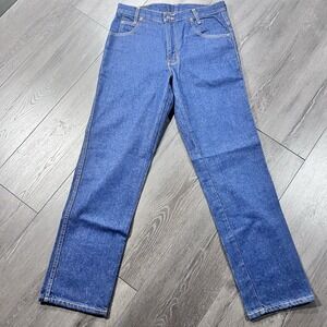Reed Double Knot Jeans Mens 30x31 Blue Wrangler Industrial Work Pant‎ Cowboy